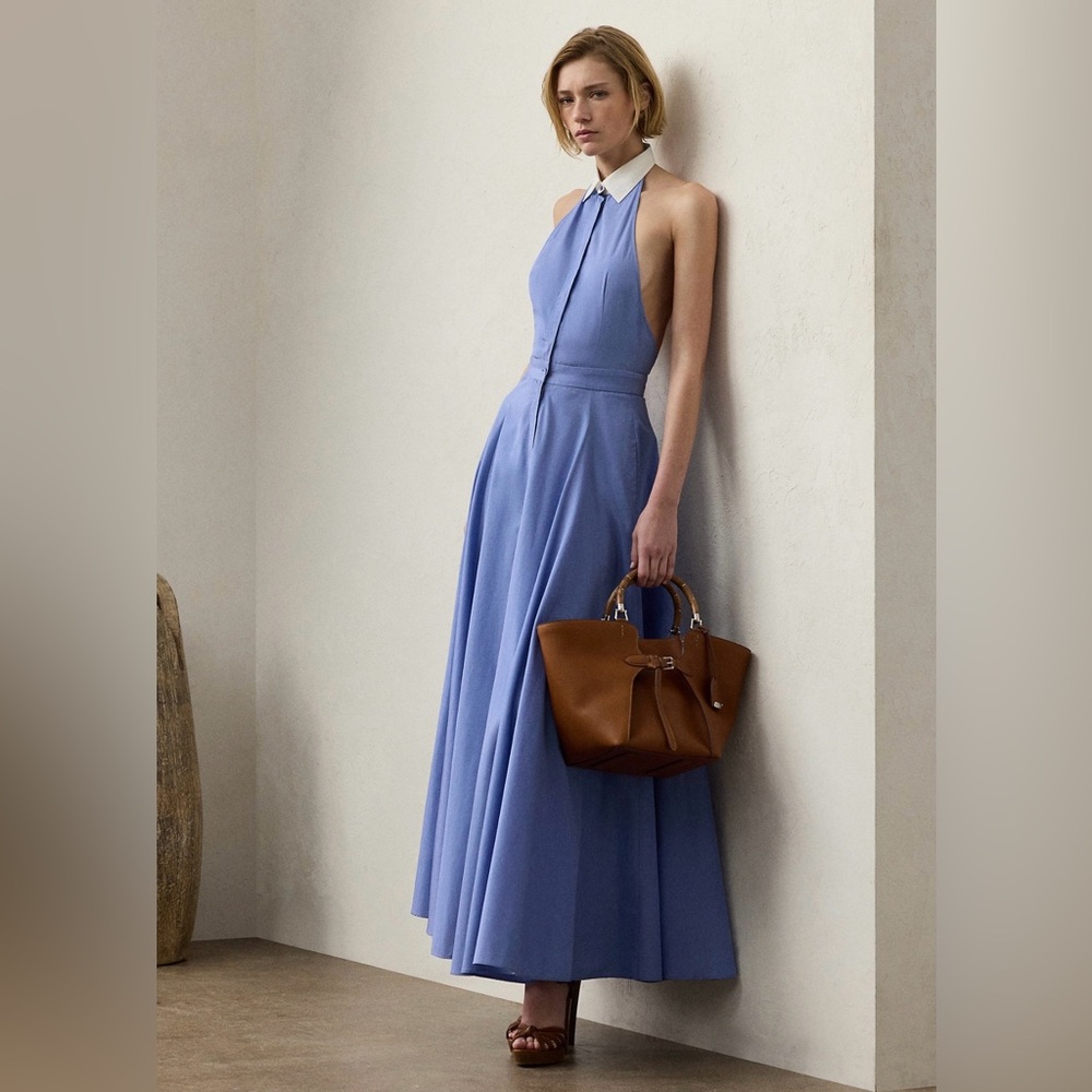 Ralph Lauren Collection Eldred Cotton Day Dress - Picture 7 of 10